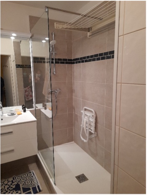 Salle de bain après travaux d'aménagement